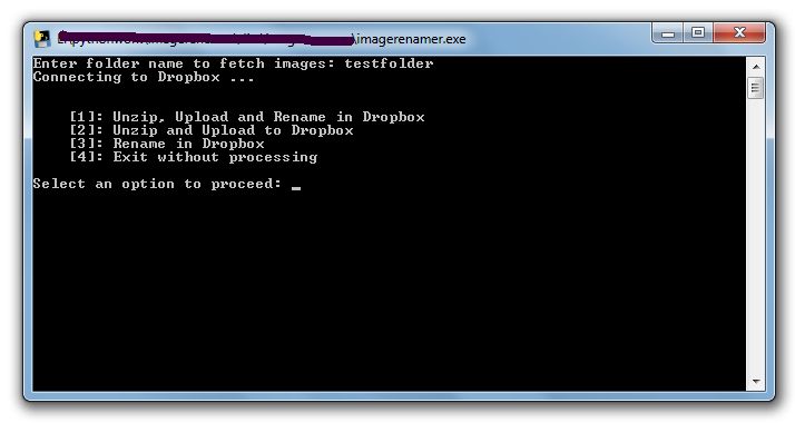 Dropbox Image Renamer EXE